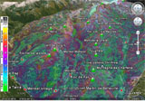 Trois Vall�es 3d Ski Map
