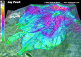 Jay Peak 3d Ski Map