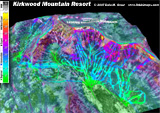 Kirkwood 3d Ski Map