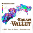Squaw Valley 3d Ski Maps T-Shirt